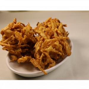 Onion Bhajia  (3 Pieces)